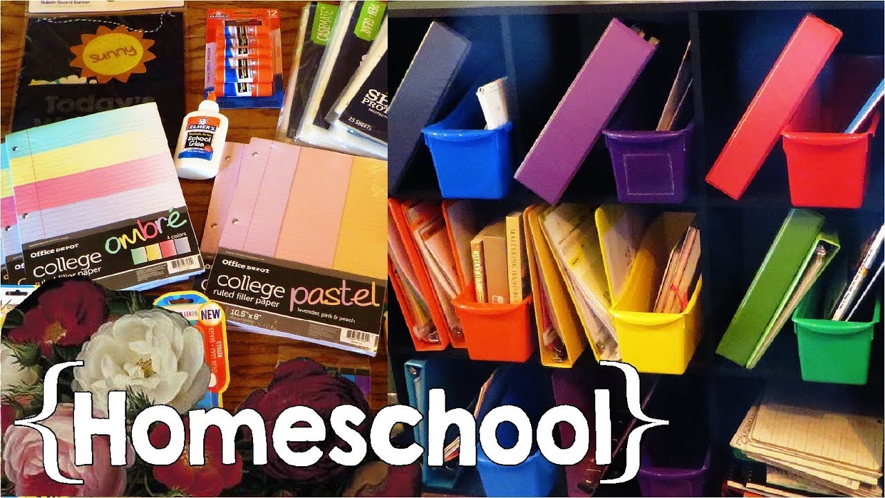A Few Colorful Things for Our Homeschool Year ║ Large Family │ 2018-2019