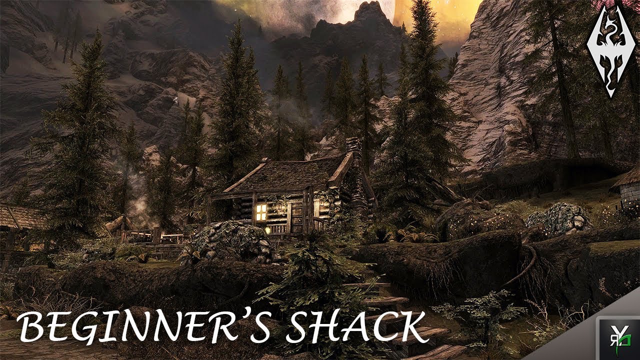 BEGINNER'S SHACK IN RIVERWOOD: Starter Home!- Xbox Modded Skyrim Mod Showcase