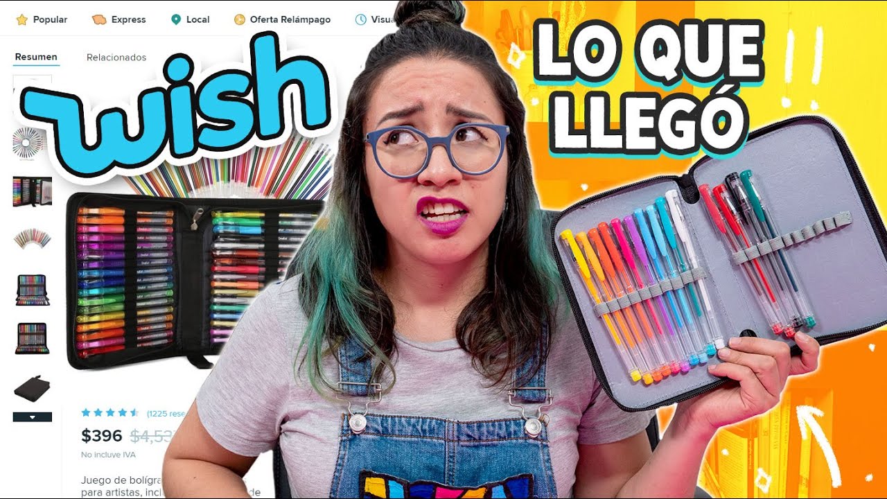 EXPECTATIVA vs REALIDAD ✏️ PAPELERÍA BARATA WISH *Me estafaron* ✄ Craftingeek