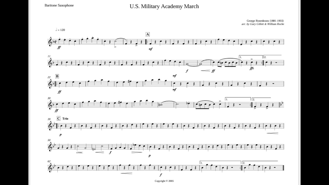 USMilitaryAcademy - BARITONE SAX