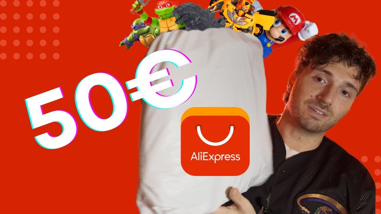 50€ EURO SU ALIEXPRESS...PER COMPRARE DELLE ACTION FIGURE