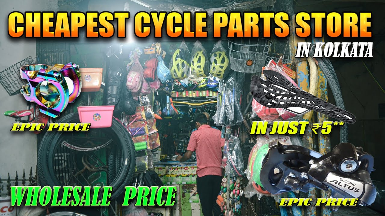 Best CHEAPEST CYCLE PARTS STORE in Kolkata😱| Wholesale  price 💯 | Avijit Rider 13