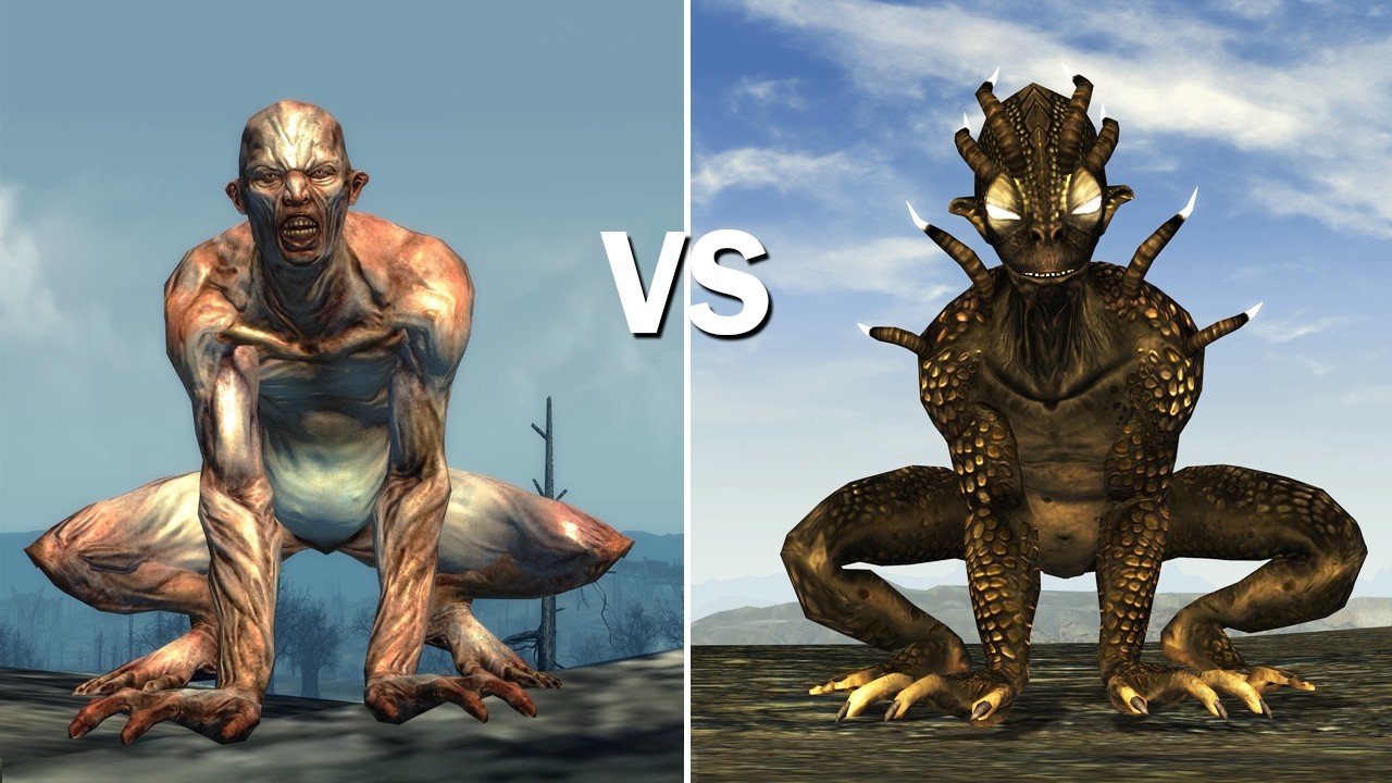 Creatures Comparison - Fallout 3 VS Fallout New Vegas