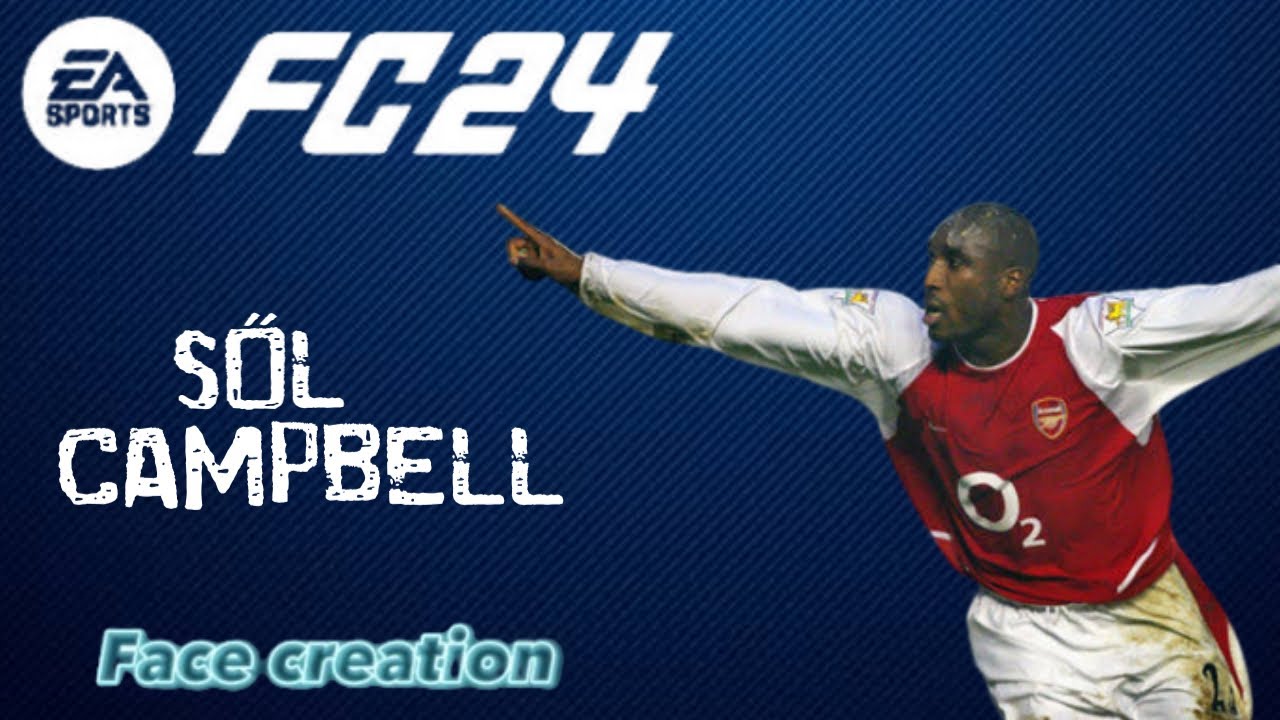FC24 Sol Campbell PRO Clubs and CAREER MODE FACE CREATION