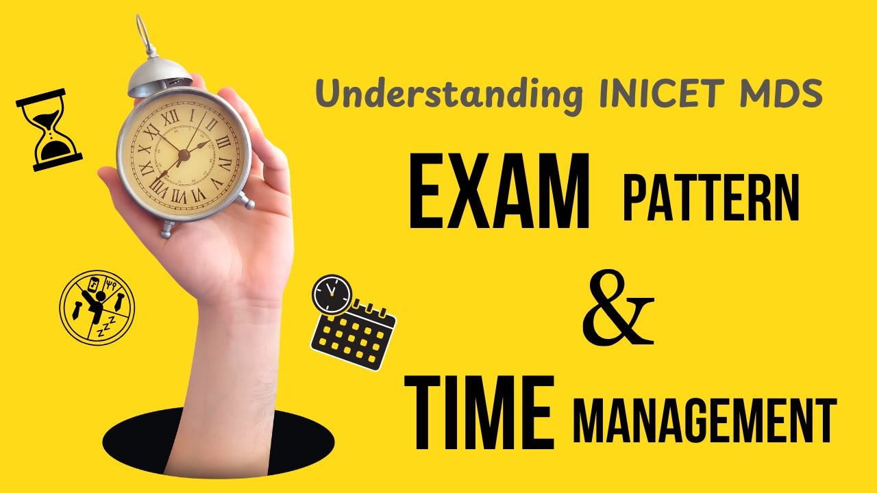 INICET MDS - Exam pattern and time management
