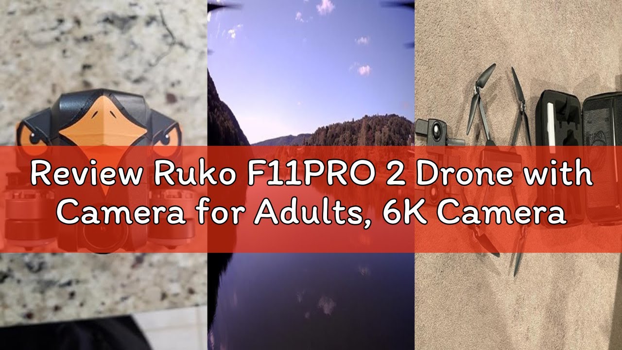 Review Ruko F11PRO 2 Drone with Camera for Adults, 6K Camera Drone, 3-Axis Gimbal, 2 Batteries for 7