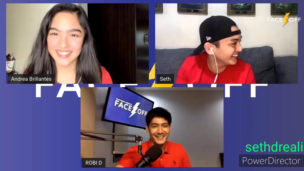 Kilig moments of Andrea Brillantes and Seth Fedelin in their FB live in StarMagicPhils