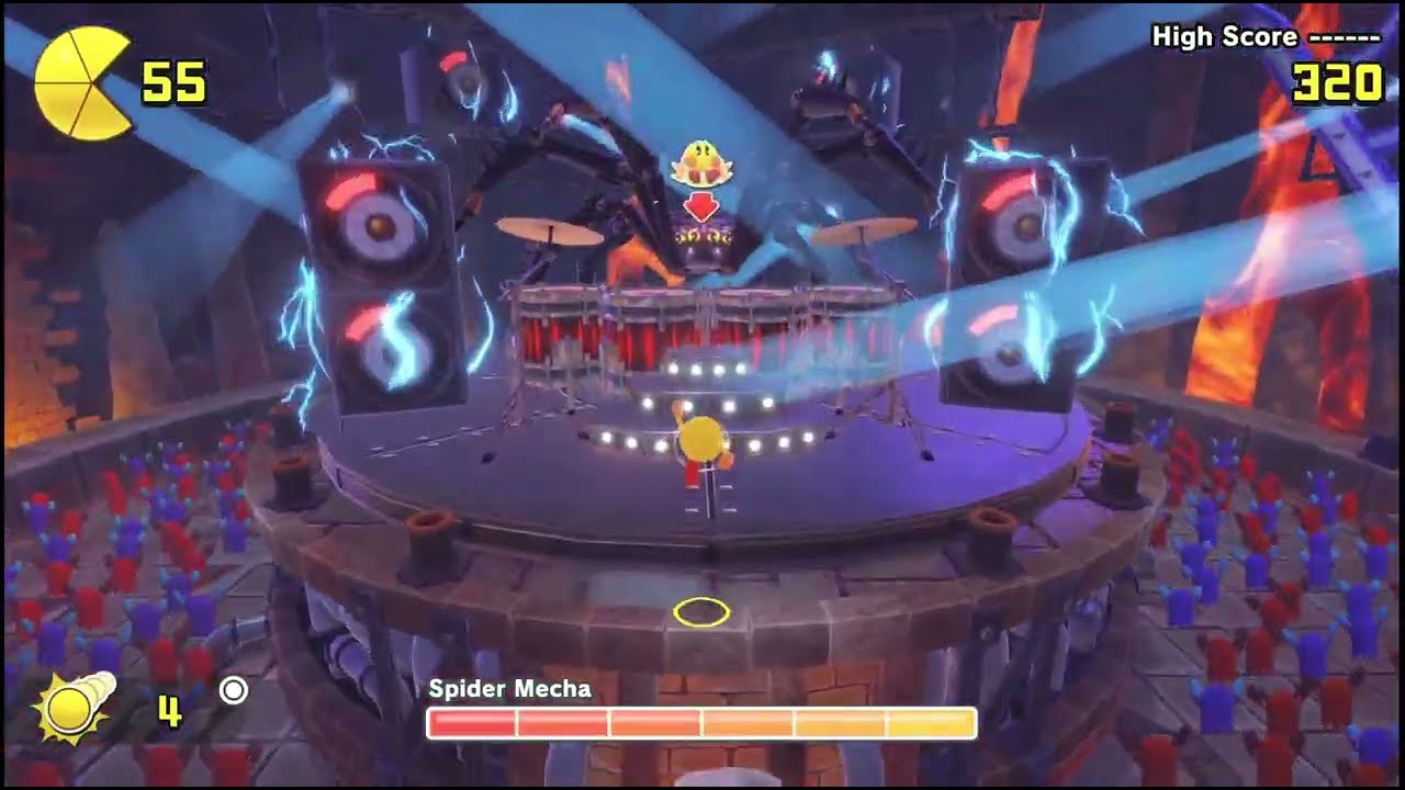 Pac-Man World 2 Re-Pac: Битва с механическим боссом-пауком Блинки (фанатская озвучка)
