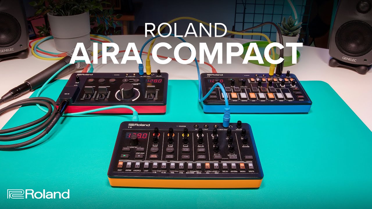 Представляем Roland AIRA Compact | Бит-машина T-8, аккордовый синтезатор J-6, регулятор тембра E-4