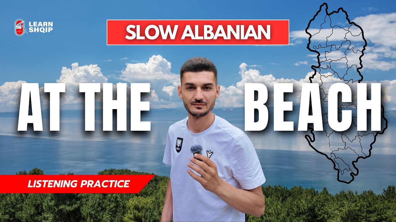🇦🇱 Slow Albanian Listening | A Day at Lake Ohrid