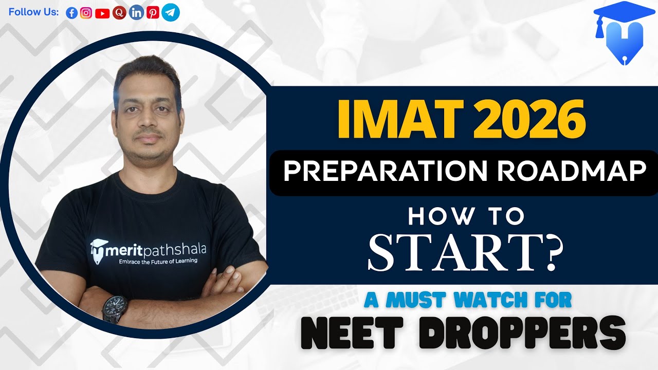 IMAT 2026 Preparation Roadmap | How To Start? |NEET Droppers