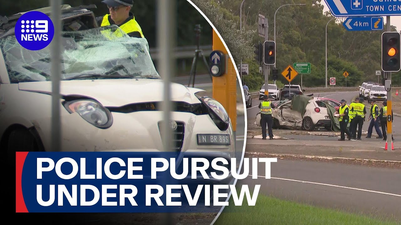 A mother and young daughter killed by alleged stolen car fleeing police | 9 News Australia
