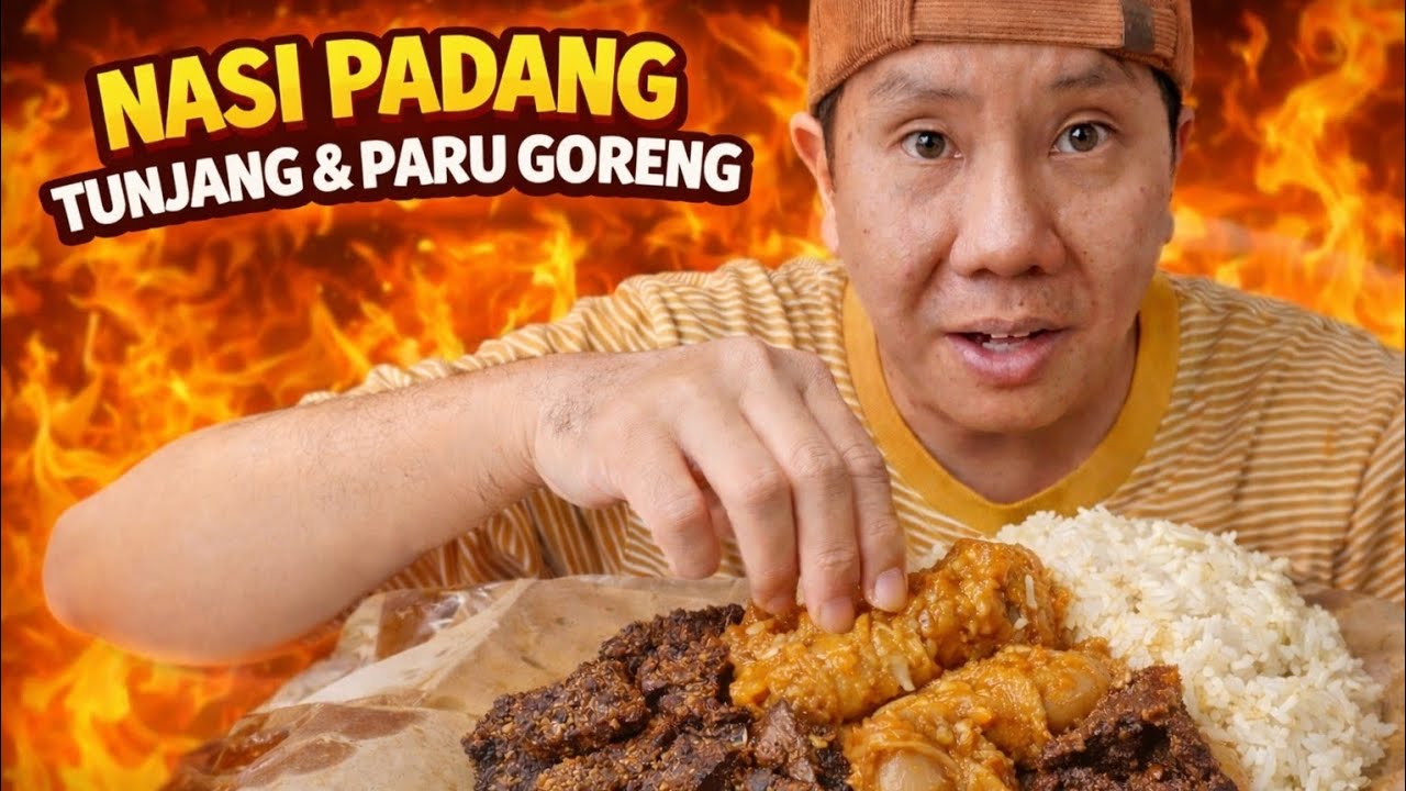 NASI PADANG BERINGIN JAYA RUKAN SHIBUYA! 🤯 Tunjang Lumer + Paru Goreng Super Garing!!