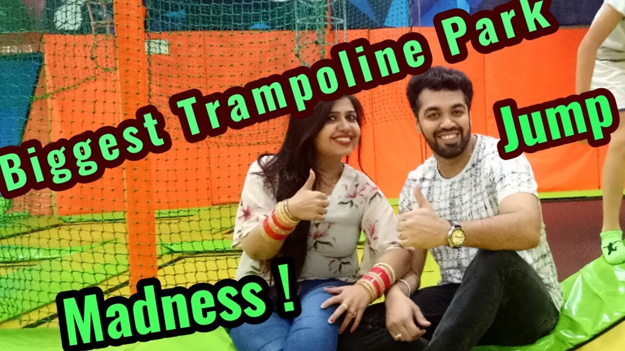Biggest Trampoline Park In Delhi NCR | SkyJumper | Couple Of Vlogs!