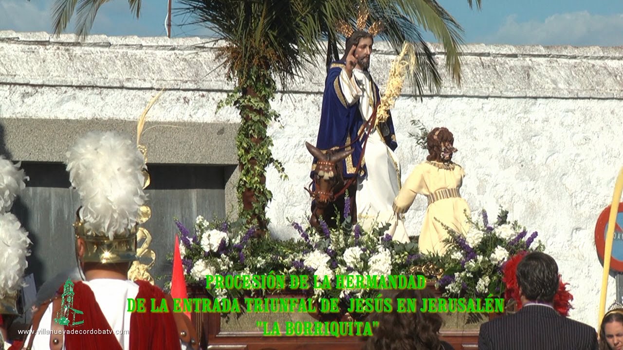 PROCESIÓN DE LA BORRIQUITA VILLANUEVA DE CÓRDOBA TV.