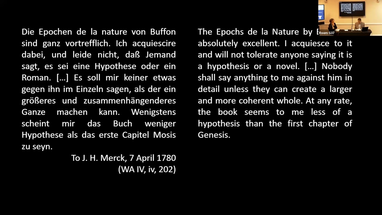 The Beginnings of Goethe&rsquo;s Science: A Reassessment (English Goethe Society Lecture)