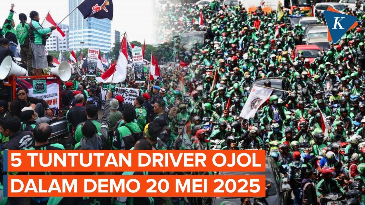 Driver Ojol Setop Layanan dan Gelar Demo 20 Mei, Apa Saja Tuntutannya?