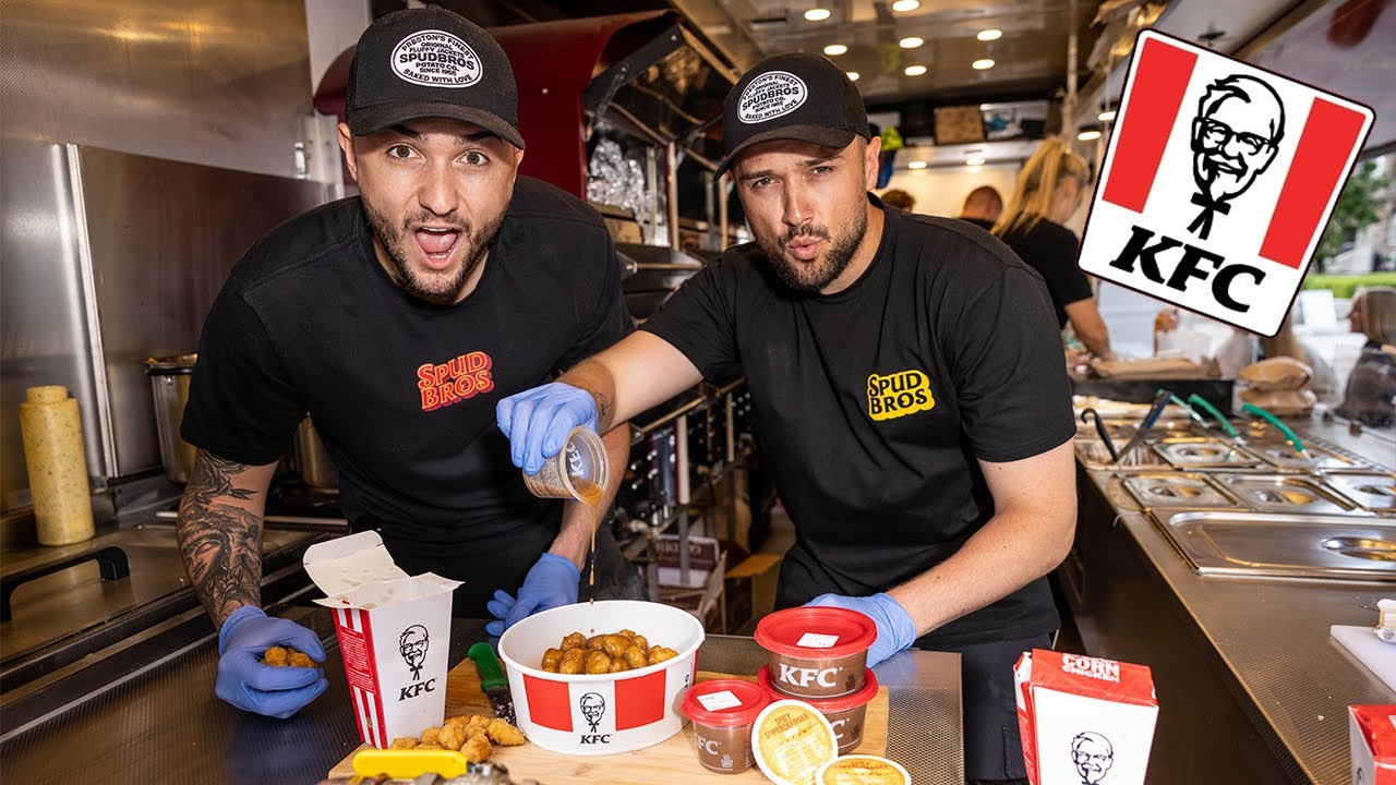 Making a KFC chicken SPUD!