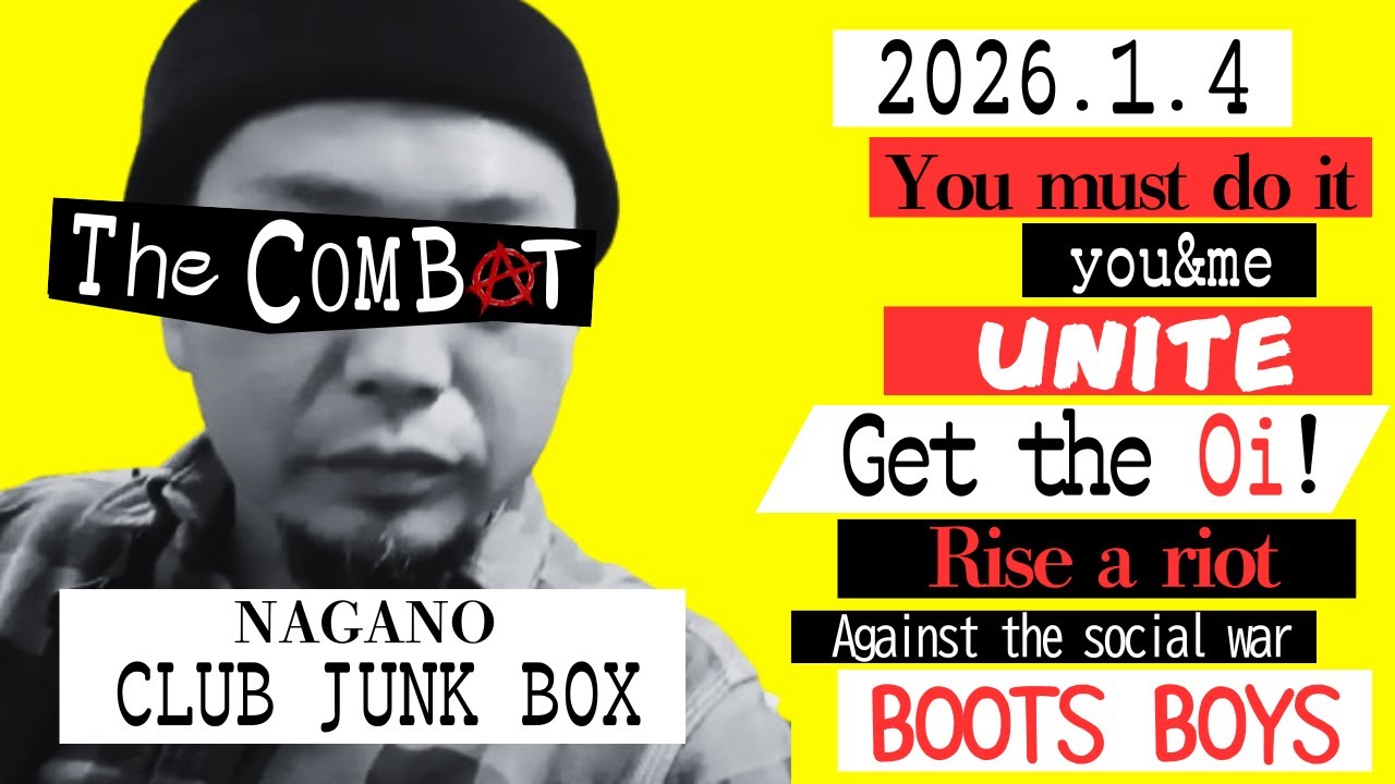 2026.1.4 【The COMBAT】 PLUS ULTRA 　　NAGANO CLUB JUNK BOX