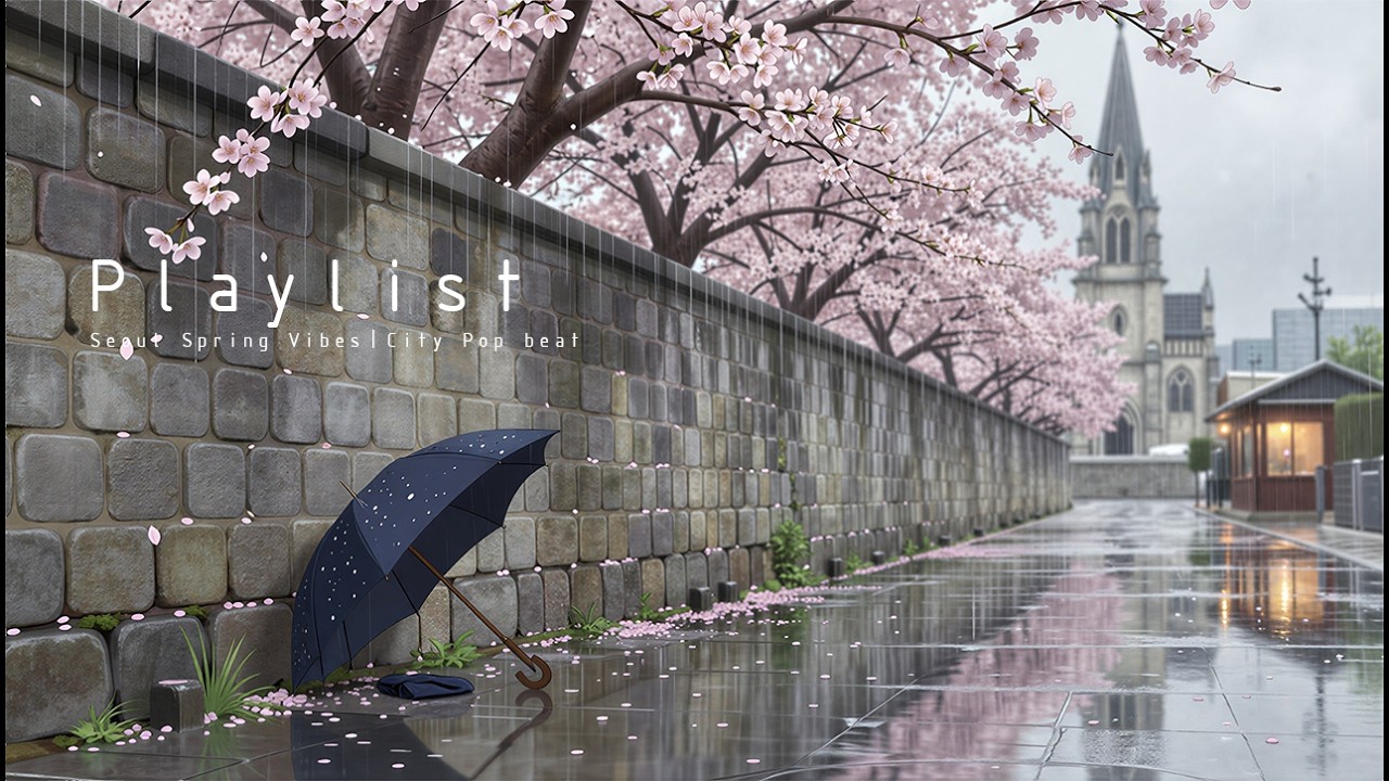 [Playlist] Seoul Spring Vibes🌸벚꽃 피는 서울의 봄ㅣCity Pop 2026