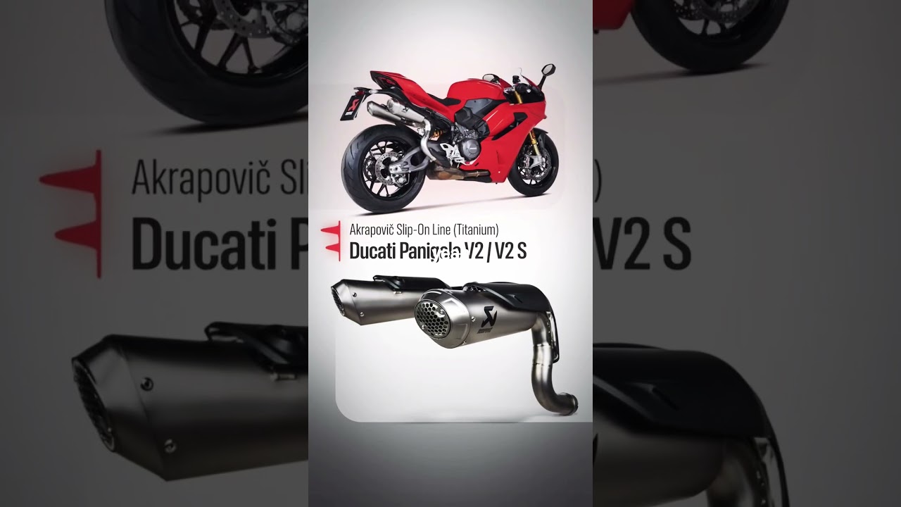 Ducati Panigale V2\ V2 S akravopic exhaust sound