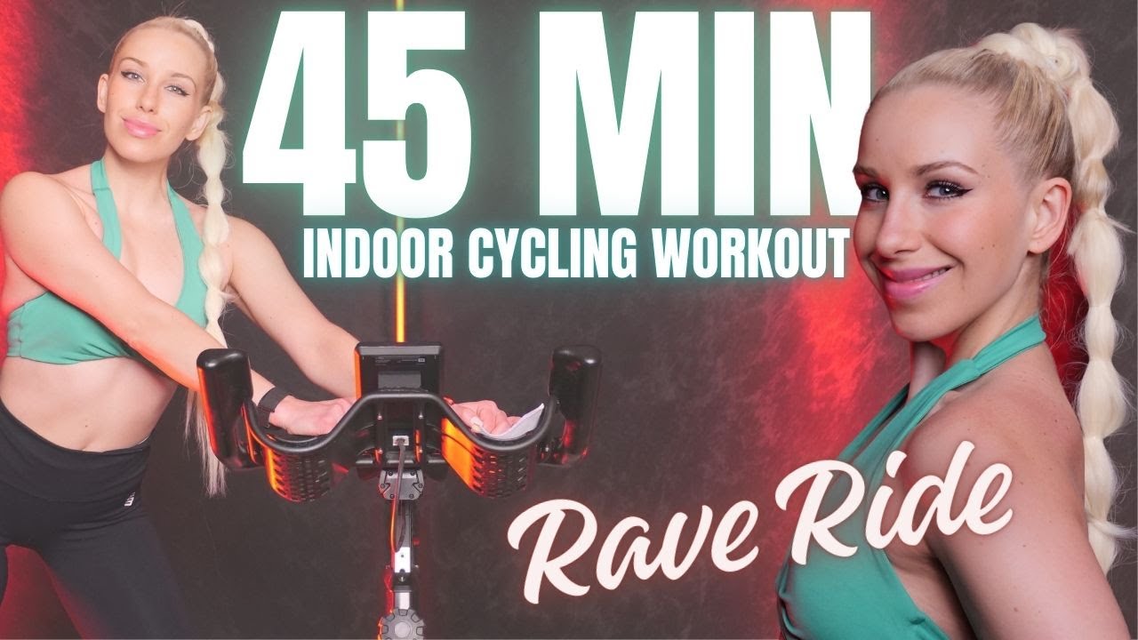 45 Min Advanced Spin Class | A Raver’s Ride Indoor Cycling Workout