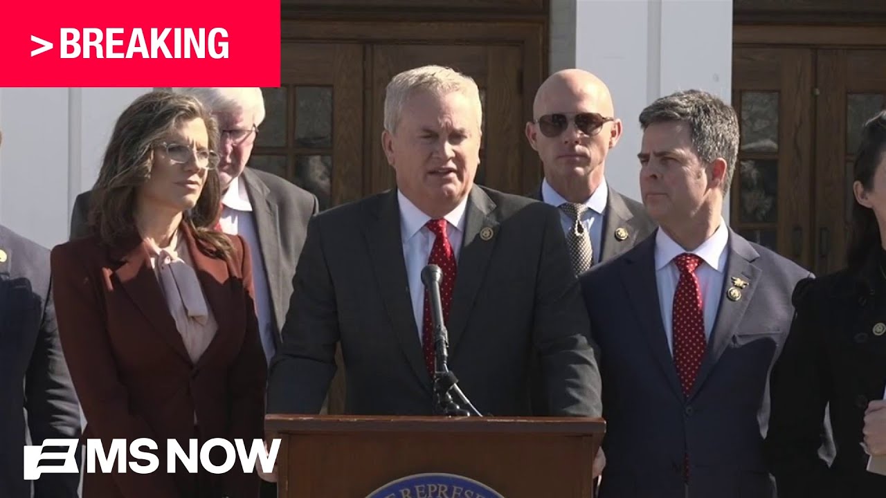 BREAKING: Comer claims releasing Clinton transcripts is equal to a ‘public deposition’