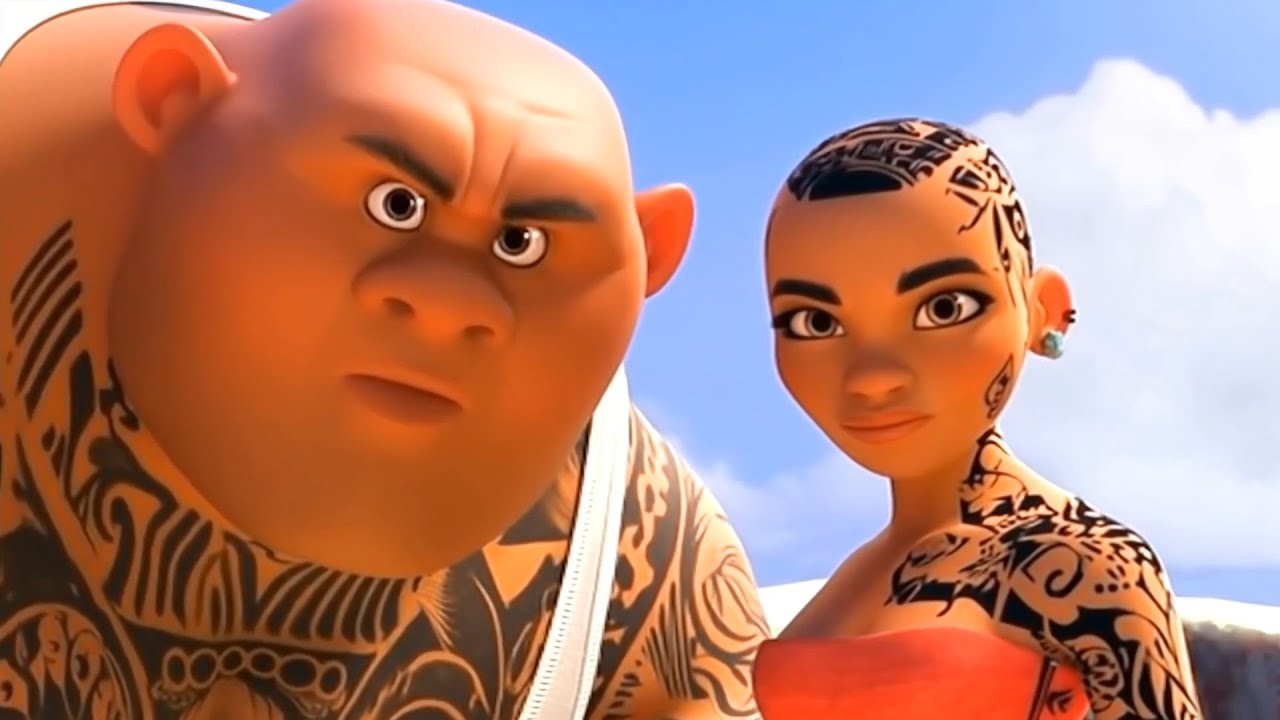Moana but it's ruined by AI