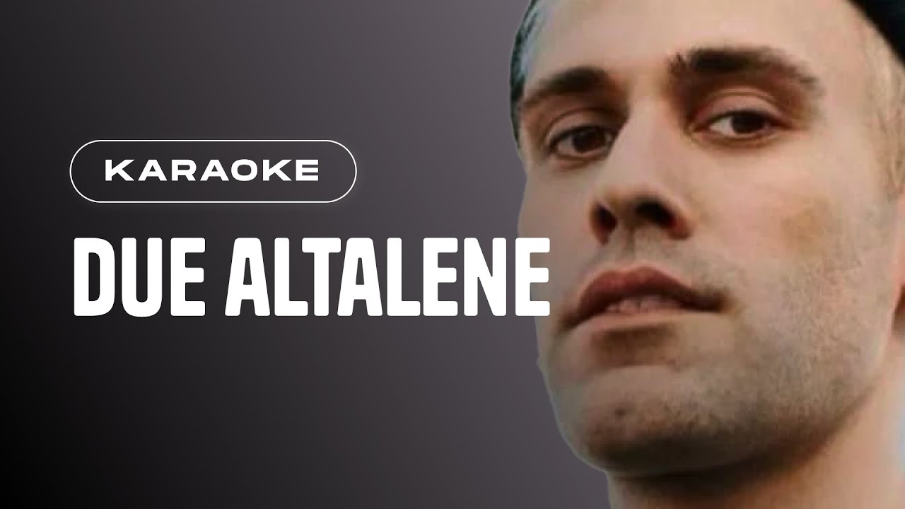 Mr. Rain | DUE ALTALENE | SANREMO 2024 // Piano Karaoke con Testo