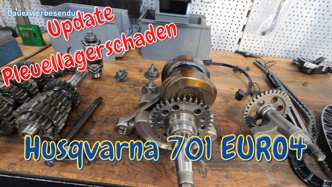 Husqvarna 701 SM EURO4: kapitaler Pleuellagerschaden-UPDATE- Nr:1 ☝🙈