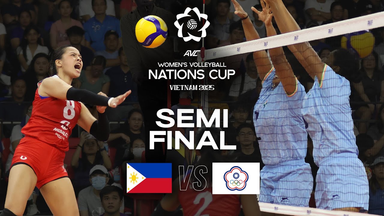 Philippines vs. Chinese Taipei - Semifinals | AVC Women's Nations Cup