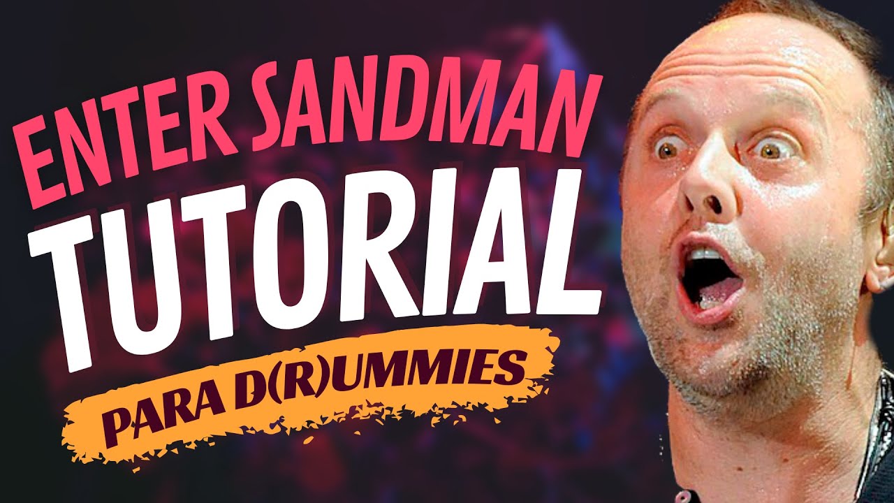Como TOCAR Enter Sandman de METALLICA en Bateria SUPER FACIL!! Enter Sandman para D(r)UMMIES