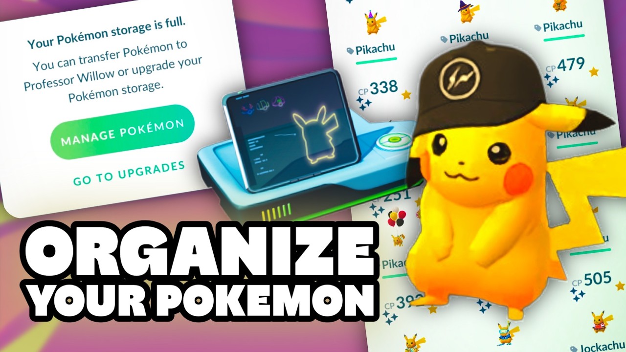 Master Pok&eacute;mon Go Storage Management with Search Strings