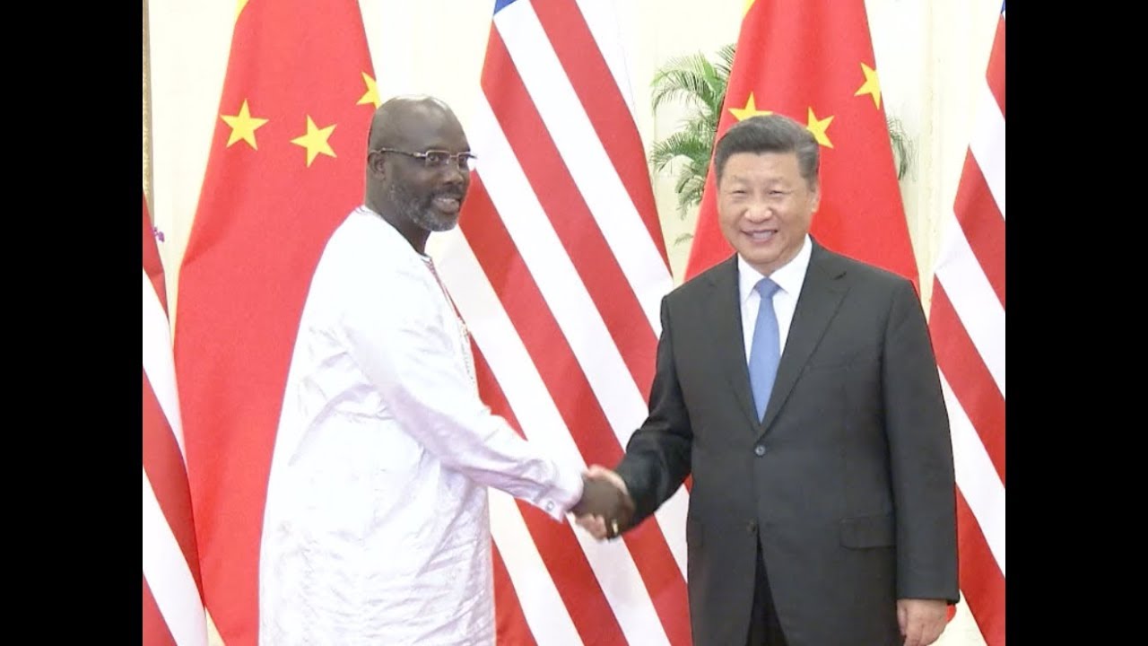 Chinese President Xi Jinping Meets Liberian President George Weah