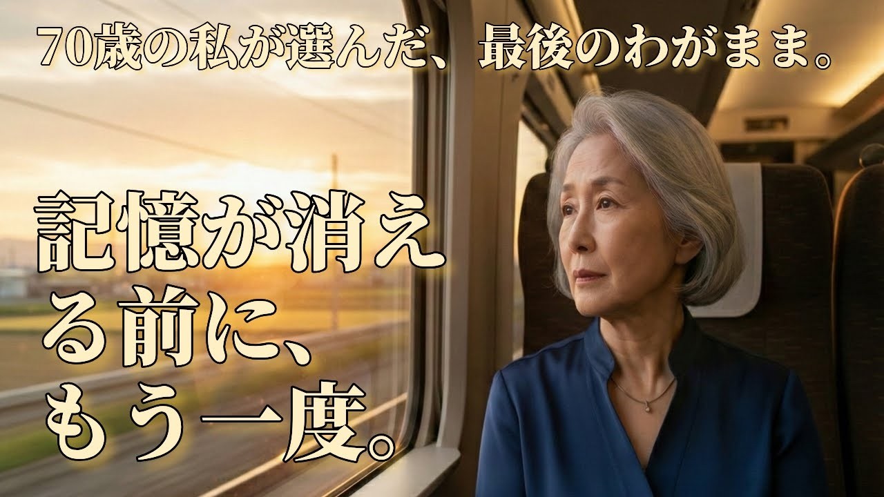 【泣ける話】記憶が消える前に…70歳の私が、50年前の初恋に会いに行く