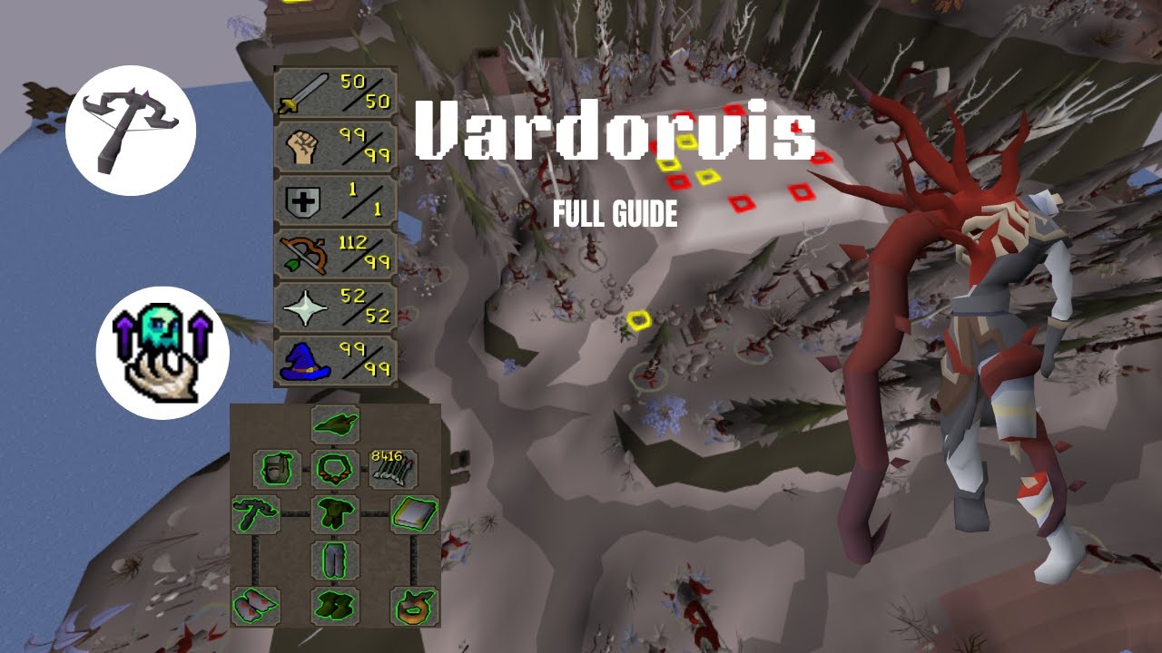 50 Attack Pure -  Vardorvis - DT2 Boss Full Gameplay [OSRS]