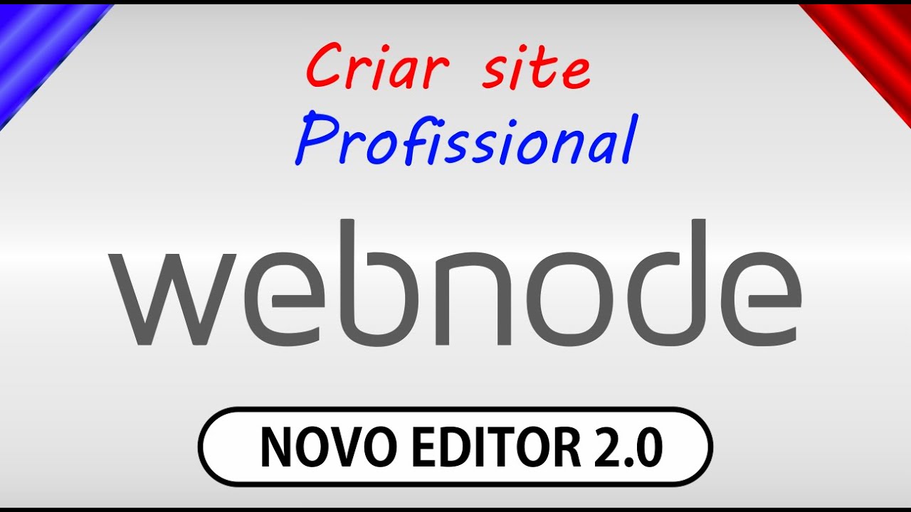 Criando um site profissional na Webnode * Novo Editor 2.0