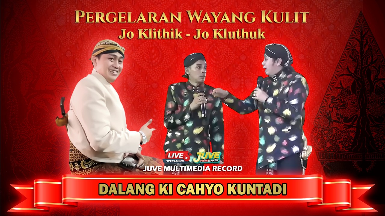 🔴 WAYANG KULIT KI CAHYO KUNTADI - WAHYU DARMA - JO KLITHIK DAN JO KLUTHUK (REC)