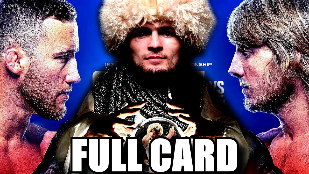 GAETHJE VS PADDY! UFC 324 FULL Predictions and Breakdown & All Bets