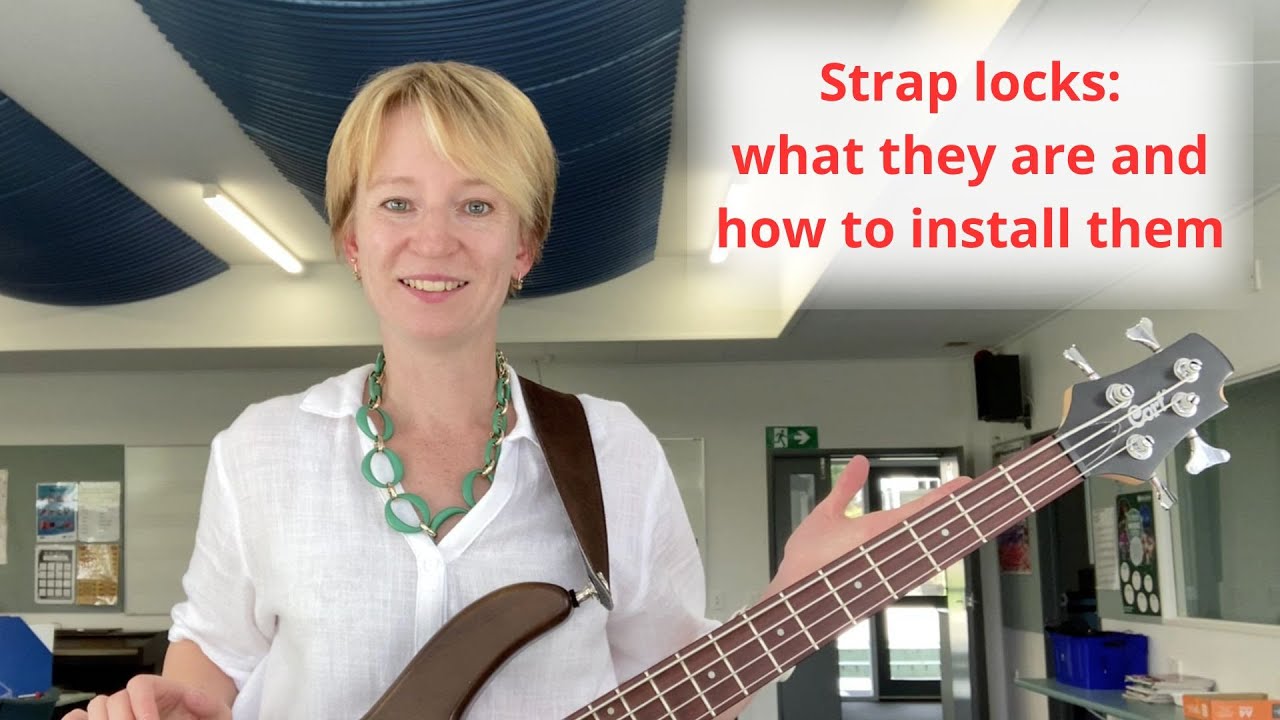Strap locks for the Bass Guitar and how to install them