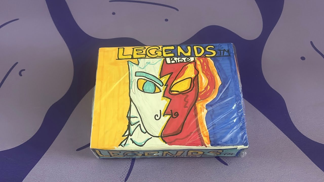 Opening a booster box of my homemade tcg while hating on it