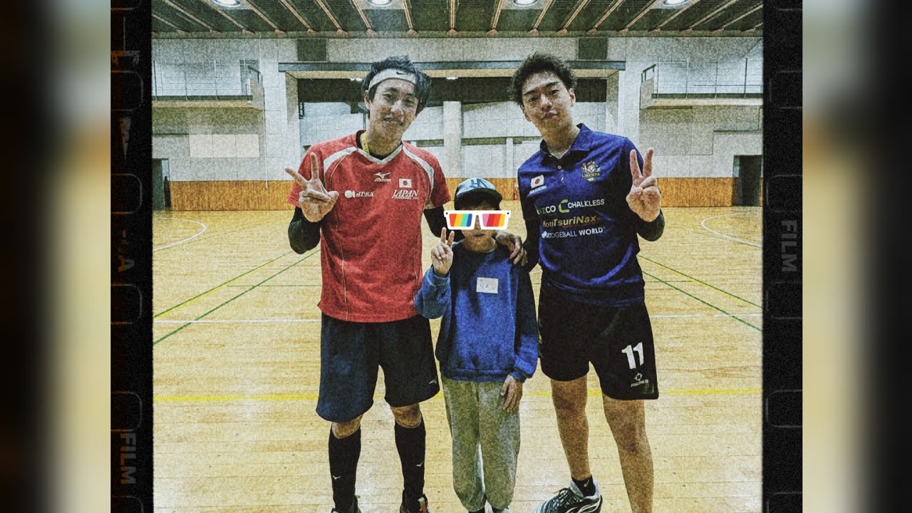 日本代表キャプテン　篠原選手のジュニアドッジボールの教室に行ってきました！！すごい楽しかったようです。