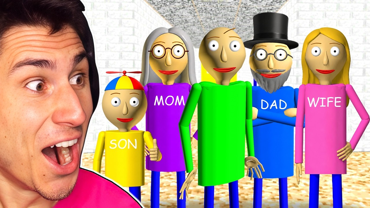 Baldi Brought His WHOLE FAMILY To School!