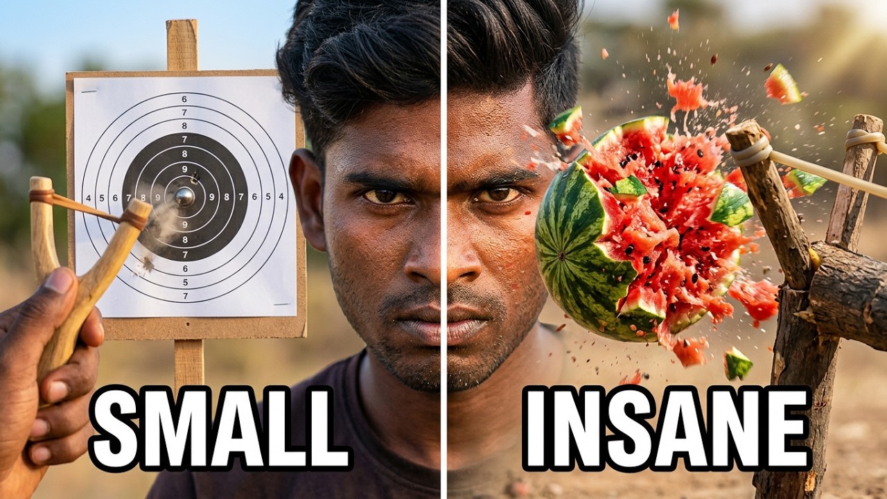 DIY Slingshot experiment video | crazy xyz | mr indian hacker | mrbeast | mrbeast hindi