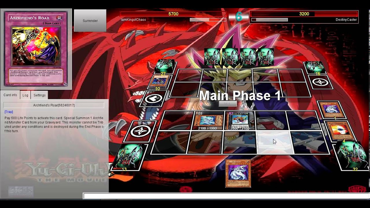 YGO PRO: Volcasaurus OTK Vs Archfiends