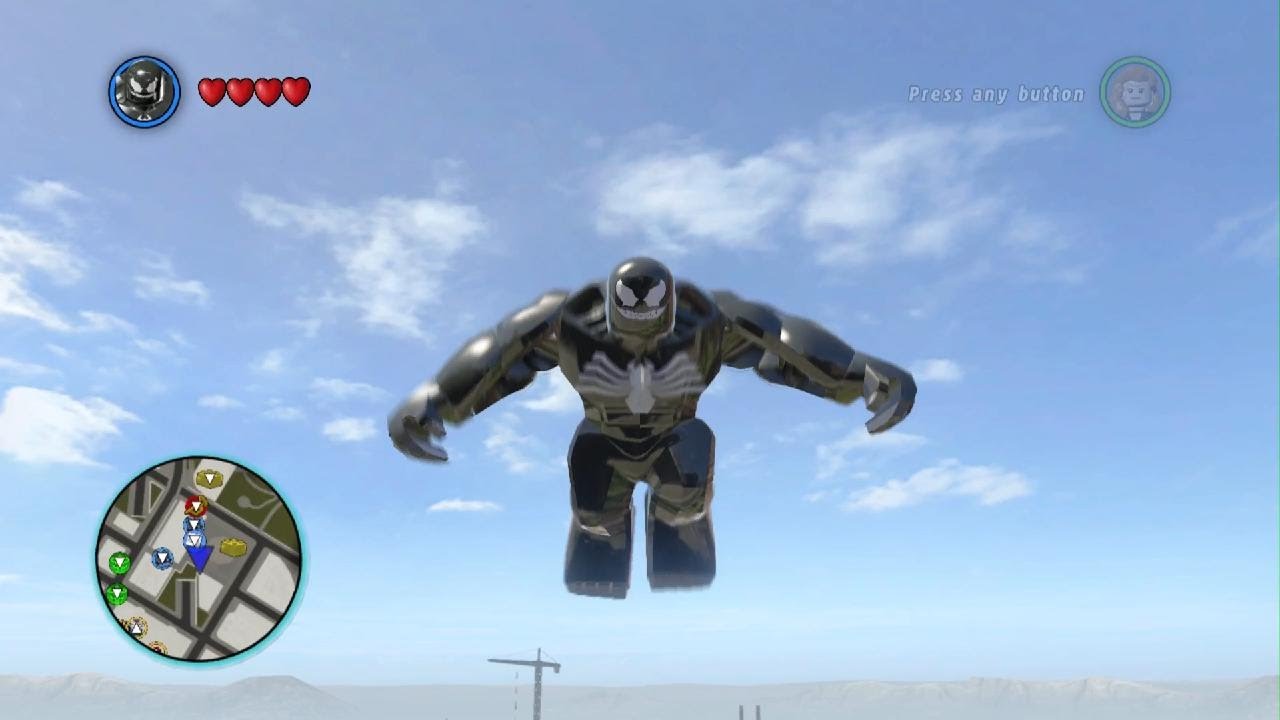 LEGO Marvel Super Heros (PS5) - Venom Free Roam Gameplay