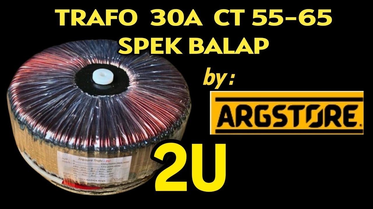 Trafo Toroid  30 Ampere CT 55 VAC - 65 VAC by: @arga's store