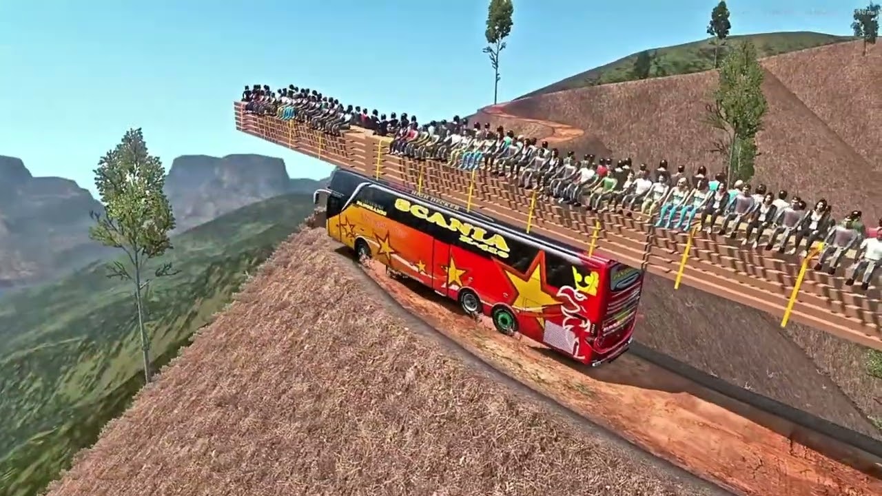 Traveling by Bus in the World’s Highest Mountains - Euro Truck Simulator 2