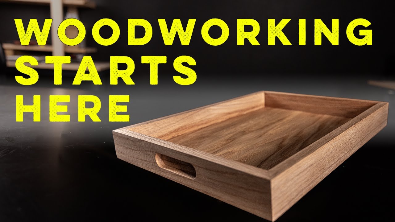 How to Build a Serving Tray from One Board (Beginner Project)