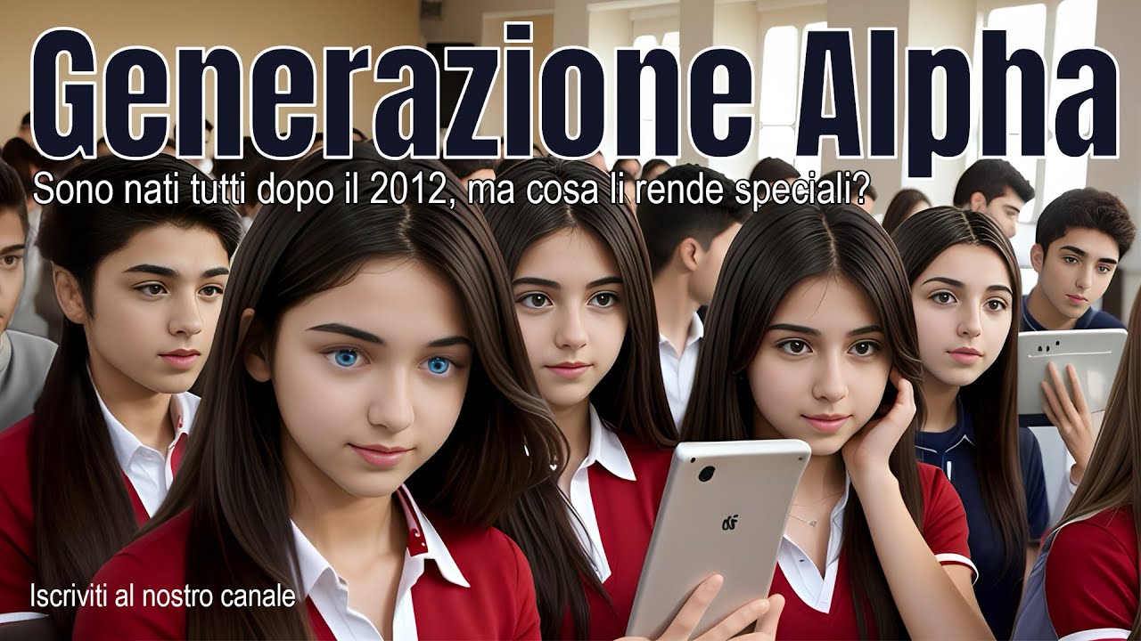Che cosa &egrave; la Generazione Alpha o 